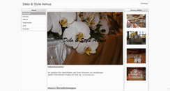 Desktop Screenshot of dekoandstyle-asmus.marryx.de
