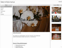 Tablet Screenshot of dekoandstyle-asmus.marryx.de
